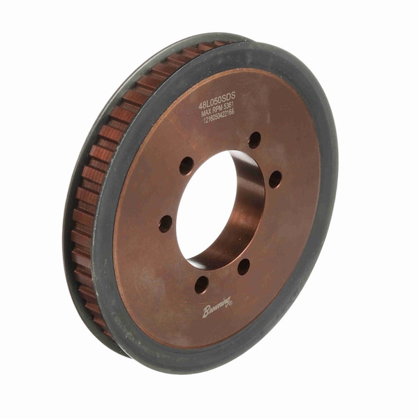Steel Bushed Bore Gearbelt Pulley, 36L075SDS
